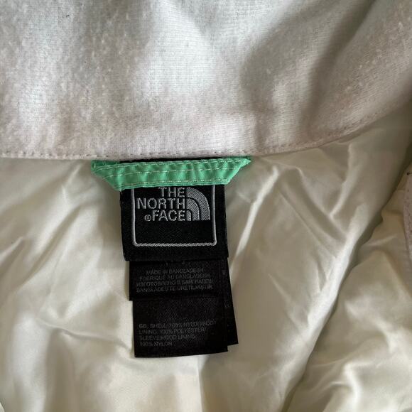 The North Face Girls Resolve Hooded Rain Jacket Mint Green Zip Sz XL (18) Spring - Picture 10 of 16